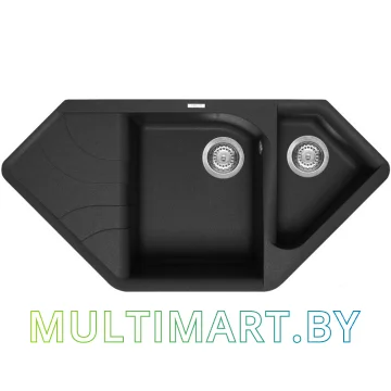 Кухонная мойка Elleci Ego Corner Nero G40